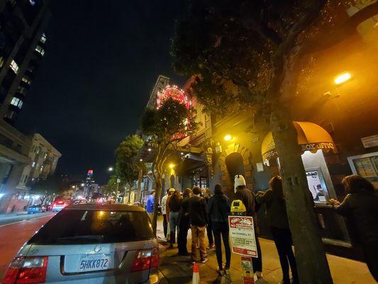 Outside SF Sketchfest event (Great American Music Hall)