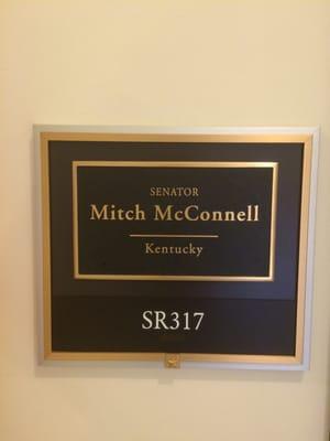 Visiting my senator.