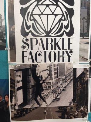 A mix of some of Tarina's great designs - and me hanging out with Tarina on a visit to the Sparkle Factory!