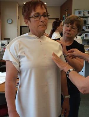 Draping a Knit Block to create pattern that fit YOU June 18 & 19 at the Sewing and Design School with Lynda Maynard.