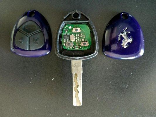 Porsche key shell swap