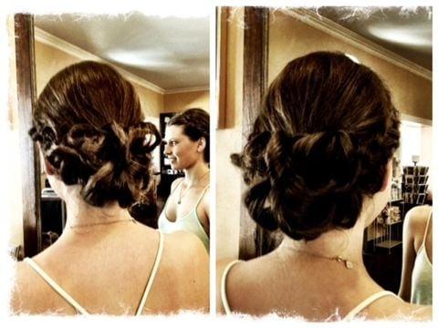 up-do and style