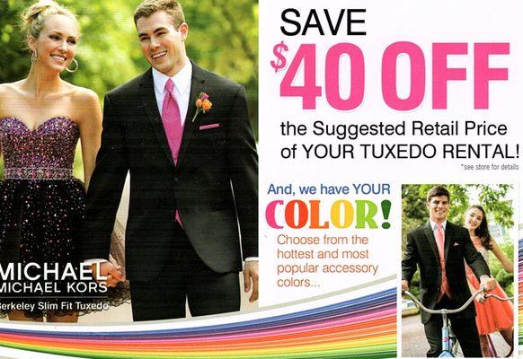 Tuxedo Rental Discount