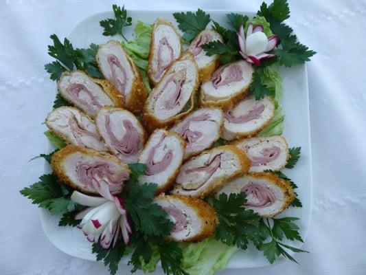 Chicken Cordon Bleu Appetizers