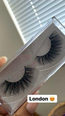 "London" 25mm Mink Lashes