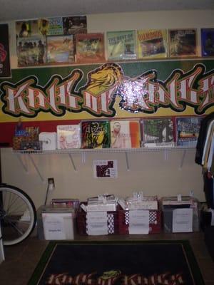 Vinyl Selection, New & Used, Clothing and Rasta Accessories