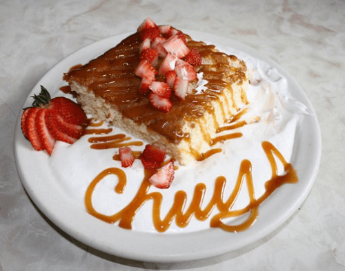 Tres Leches cake at Chuy's Fairfax