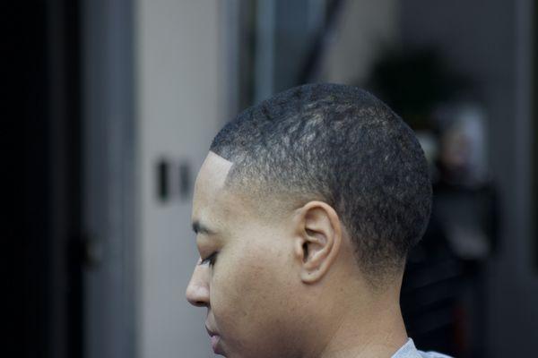 Even all over w/Taper fade