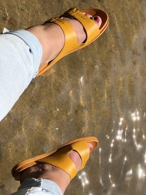 Yellow Sandals ( Birkenstock style but cheaper and cuter! )