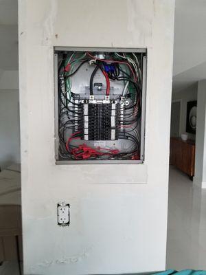 New panel in.