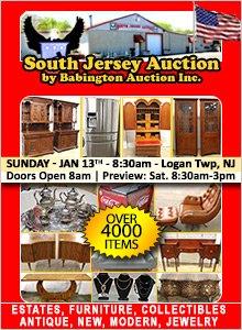 January 13, 2019 South Jersey Auction