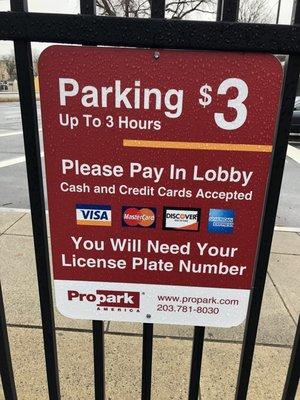 Parking in private lot