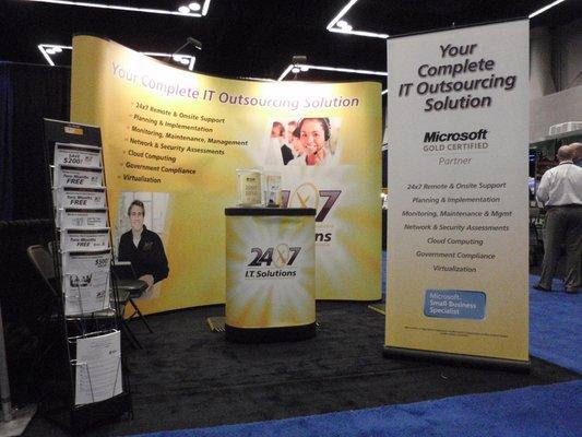 Tradeshow Booth for Best Managed IT Services Portland Oregon Provider