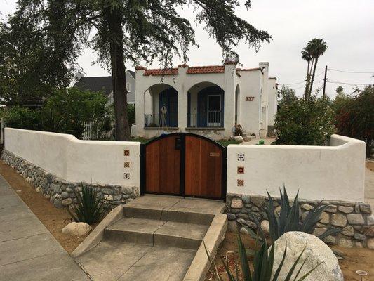 Mediterranean home across from Arroyo Vista Elementary School in South Pasadena