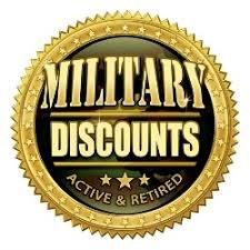 Military, Police, Fire, First Responder, & Immediate Family Member Discount