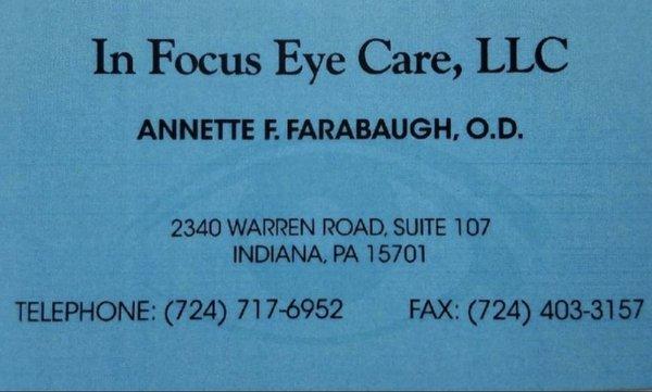 In Focus Eye Care