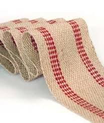 Jute Webbing by the yd or by the roll.