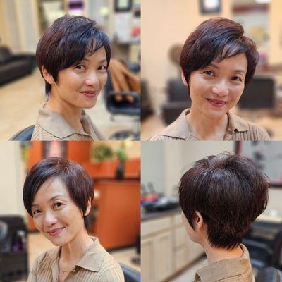 Cute short cut style