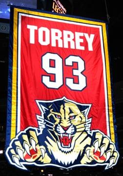 Florida Panthers Retirement Banner