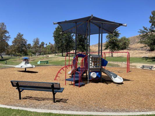 The smaller play structure