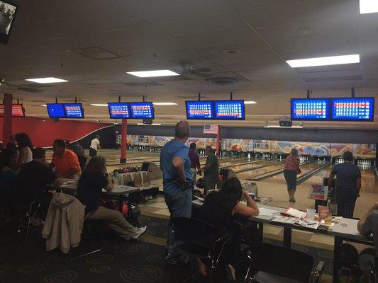 Some of the lanes. 32 Total