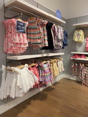 Neatly presented adorable kids section