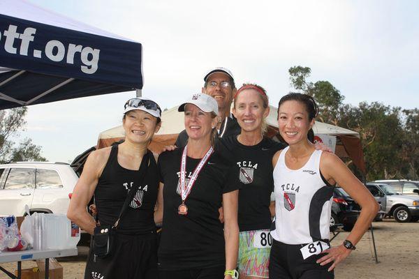 TCLAers after USATF Southern California Cross-Country championship race