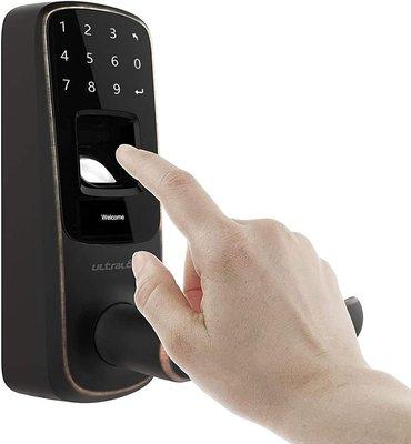 No keys required. Use your fingerprint or code. Nothing to forget at home