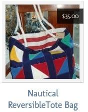 Great nautical boat or beach bag