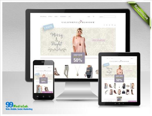 California Blossom Website Design and development