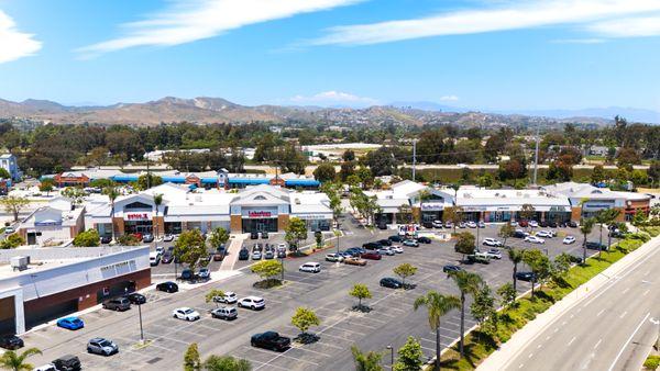 Poinsettia Plaza shopping center.