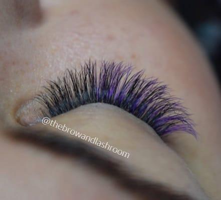 My purple lashes!! Love them!