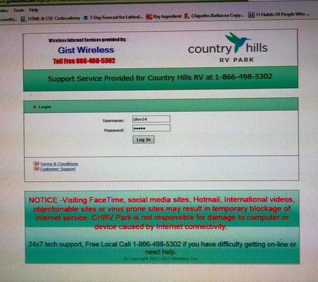 "GIST WIRELESS" Pop Up "Warning Banner." These "Clowns" Don't Know the Difference Between "FaceBook" and "FaceTime"!