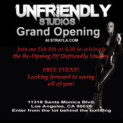 NEW location! #Unfriendlystudiod