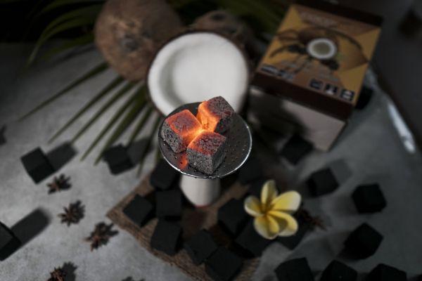 Coconite Charcoal - longer burning time with less smoke & ash