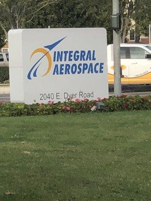 When you read you begin with ABC. It says, Integral Aerospace.