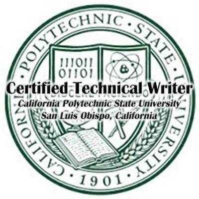 Technical Writing Certificate, Cal Poly San Luis Obispo