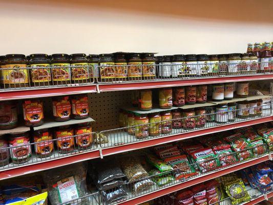 The sell Srilankan spices too and mixed pastes for quick cooking