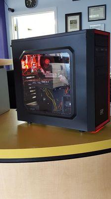 A custom built gaming PC we put together for a customer of ours!