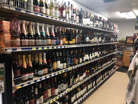 Amazing selection of wine