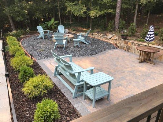 Seaside recycled plastic Adirondacks in Sage