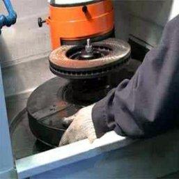 Unico Spring will refinish any brake rotor or flywheel with minimum stock removal.