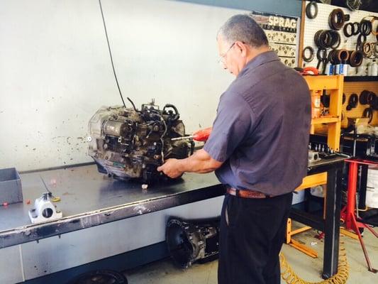 Miguel has been fixing transmission for 25+ years!