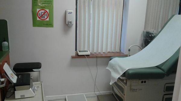 One of six exam rooms