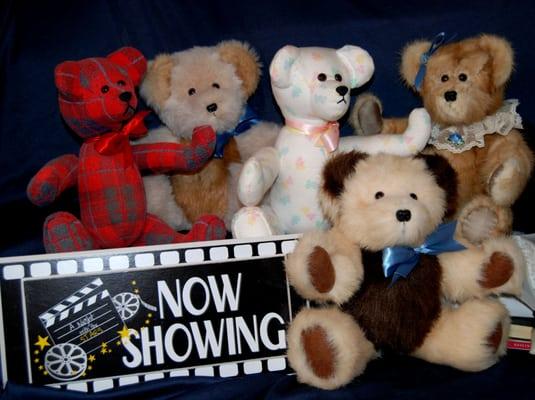 An example of some of the teddy bears we can make for our customer.