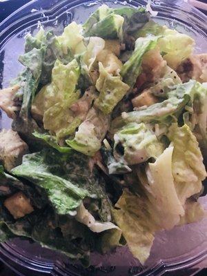 Caesar salad was so so... too much of dressing