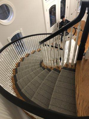 Custom stair runner