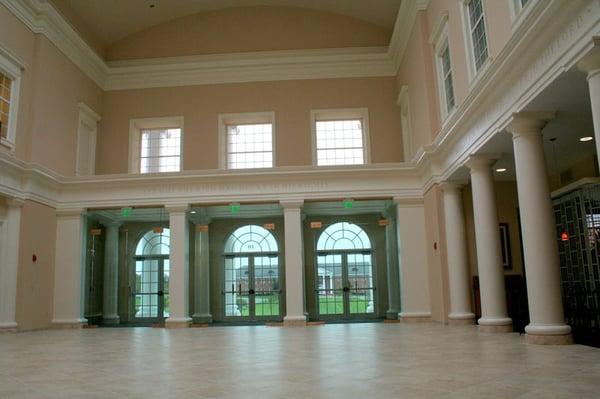 Interior Columns, Crown Molding - Patrick Henry College