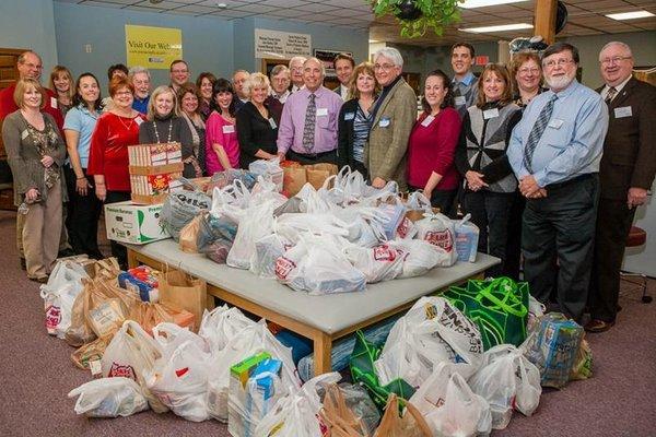 Plaistow area chamber of commerce annual food drive.