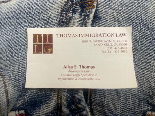 Thomas Immigration Law